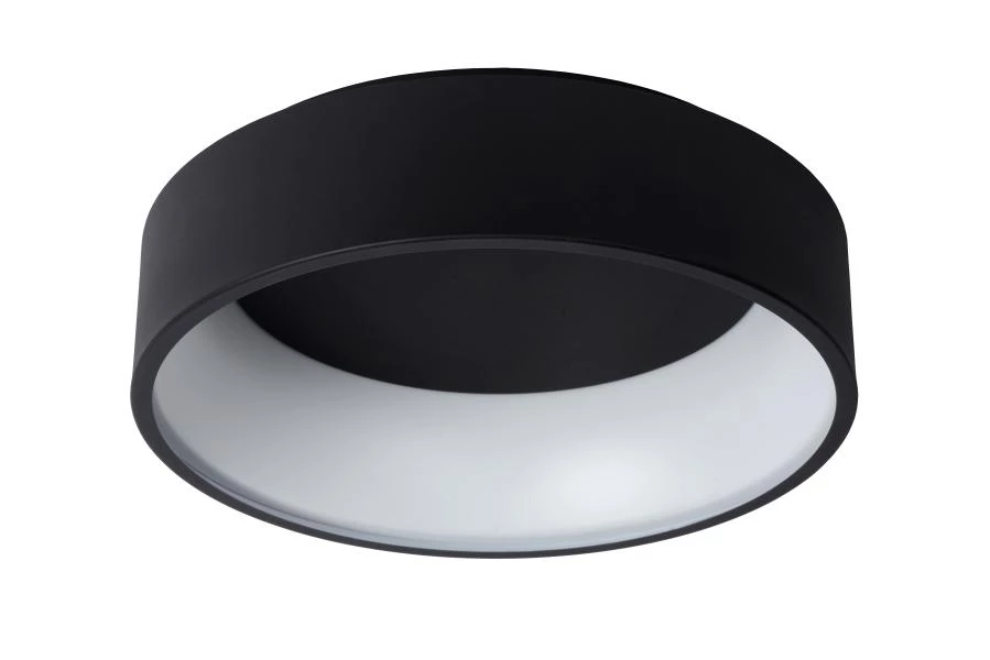 Lucide TALOWE LED - Flush ceiling light - Ø 45,5 cm - LED Dim. - 1x30W 3000K - Black - turned off
